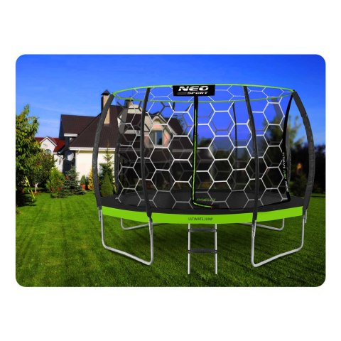 Trampolina ogrodowa profilowana 12ft/374cm z siatką wewnętrzną Neo-Sport Trampolina ogrodowa profilowana 12ft/374cm z siatką wewnętrzną Neo-Sport