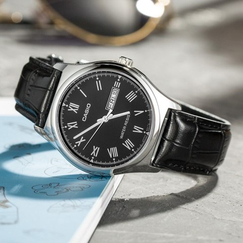 ZEGAREK MĘSKI CASIO MTP-V006L-1B (zd210a) + BOX ZEGAREK MĘSKI CASIO MTP-V006L-1B (zd210a) + BOX