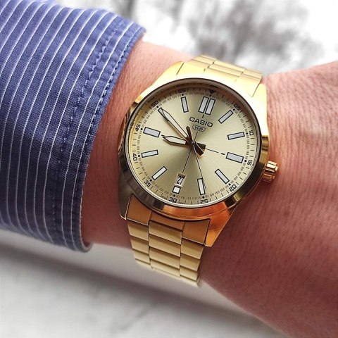 ZEGAREK MĘSKI CASIO MTP-VD02G-9EUDF (zd217d) + BOX ZEGAREK MĘSKI CASIO MTP-VD02G-9EUDF (zd217d) + BOX