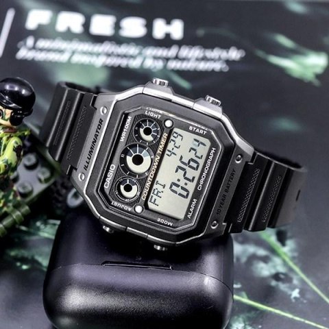 Zegarek Casio Sports AE-1300WH-8A + BOX Zegarek Casio Sports AE-1300WH-8A + BOX