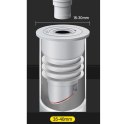DA272 Syfon magnetyczny silikonowy 35-40mm