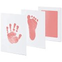 DA83B Niebrudzący odcisk rączki stópki 10x15,3 cm pink
