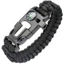 DA99 Bransoletka survival 5w1 black