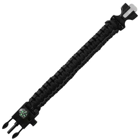 DA99 Bransoletka survival 5w1 black DA99 Bransoletka survival 5w1 black