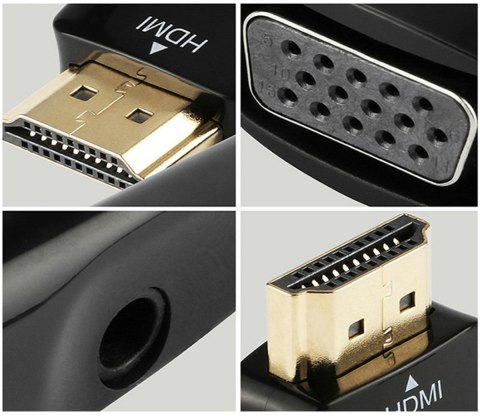 HD31B Adapter hdmi to vga gold plated HD31B Adapter hdmi to vga gold plated