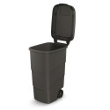 Kosz ogrodowy WHEELER 90 L - czarny recykling