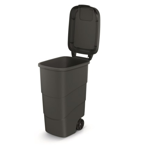 Kosz ogrodowy WHEELER 90 L - czarny recykling Kosz ogrodowy WHEELER 90 L - czarny recykling