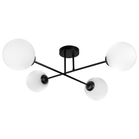 LEIA 4P E27, lampa wisząca, max. 4x60W, czarna LEIA 4P E27, lampa wisząca, max. 4x60W, czarna