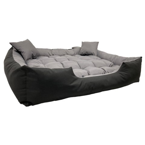 Legowisko dla psa ECCO 80x60 / 100x75 cm szaro-czarne Legowisko dla psa ECCO 80x60 / 100x75 cm szaro-czarne