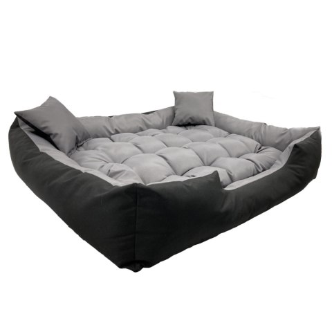 Legowisko dla psa ECCO 80x60 / 100x75 cm szaro-czarne Legowisko dla psa ECCO 80x60 / 100x75 cm szaro-czarne