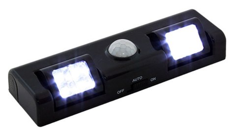 ZD26B Lampka 8 led czujnik ruchu czarna ZD26B Lampka 8 led czujnik ruchu czarna