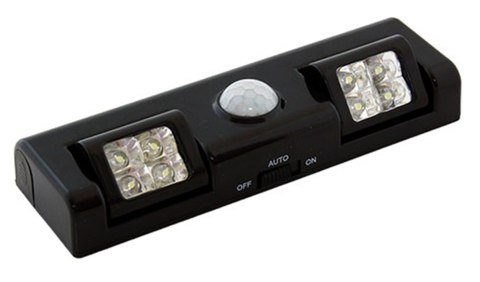 ZD26B Lampka 8 led czujnik ruchu czarna ZD26B Lampka 8 led czujnik ruchu czarna