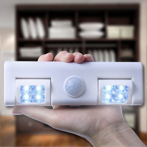ZD26B Lampka 8 led czujnik ruchu czarna ZD26B Lampka 8 led czujnik ruchu czarna