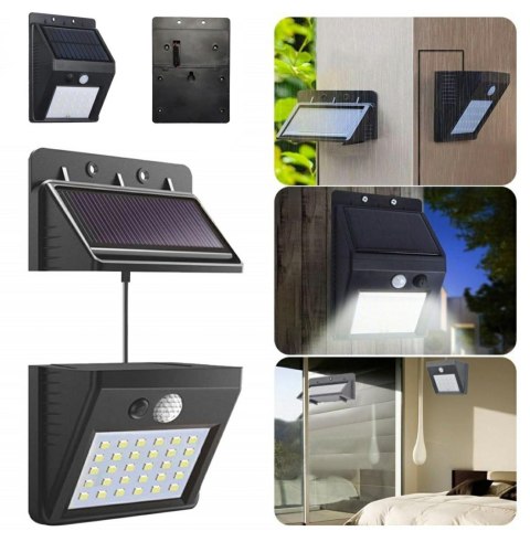 ZD53B Lampa solarna 30led z czujnikiem ZD53B Lampa solarna 30led z czujnikiem