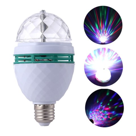 ZD7F Disco żarówka led rgb e27 ZD7F Disco żarówka led rgb e27