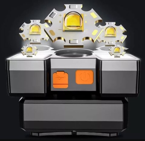 ZD85 Latarka czołowa 9 x led ZD85 Latarka czołowa 9 x led