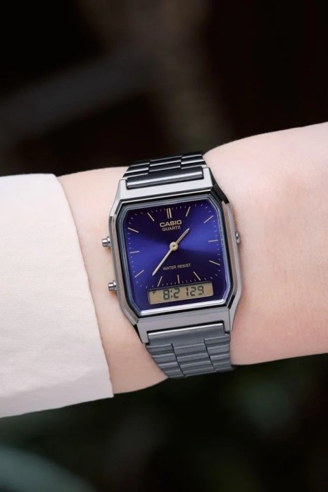 ZEGAREK UNISEX CASIO Vintage AQ-230GG-2A + BOX ZEGAREK UNISEX CASIO Vintage AQ-230GG-2A + BOX