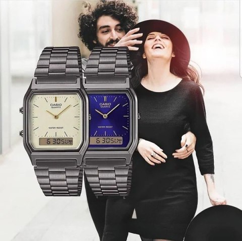 ZEGAREK UNISEX CASIO Vintage AQ-230GG-2A + BOX ZEGAREK UNISEX CASIO Vintage AQ-230GG-2A + BOX