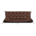 ZESTAW OGRODOWY 180x60x50CM + 2 PODUSZKI 42X42 CM BRĄZOWY