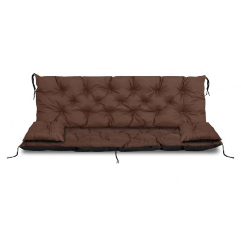 ZESTAW OGRODOWY 180x60x50CM + 2 PODUSZKI 42X42 CM BRĄZOWY ZESTAW OGRODOWY 180x60x50CM + 2 PODUSZKI 42X42 CM BRĄZOWY