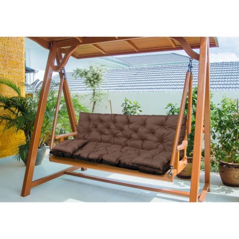 ZESTAW OGRODOWY 180x60x50CM + 2 PODUSZKI 42X42 CM BRĄZOWY ZESTAW OGRODOWY 180x60x50CM + 2 PODUSZKI 42X42 CM BRĄZOWY