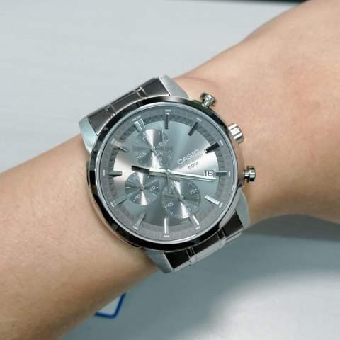 Zegarek Męski Casio MTP-E510D-8A + BOX Zegarek Męski Casio MTP-E510D-8A + BOX