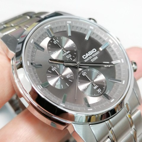 Zegarek Męski Casio MTP-E510D-8A + BOX Zegarek Męski Casio MTP-E510D-8A + BOX