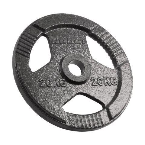 Obciążenie żeliwne olimpijskie 20kg, otwór 51mm, talerz z uchwytami, REBEL ACTIVE Obciążenie żeliwne olimpijskie 20kg, otwór 51mm, talerz z uchwytami, REBEL ACTIVE