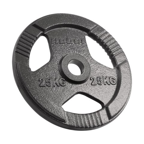 Obciążenie żeliwne olimpijskie 25kg, otwór 51mm, talerz z uchwytami, REBEL ACTIVE Obciążenie żeliwne olimpijskie 25kg, otwór 51mm, talerz z uchwytami, REBEL ACTIVE