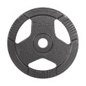 Obciążenie żeliwne olimpijskie zestaw 2x10kg, otwór 51mm, talerz z uchwytami, REBEL ACTIVE