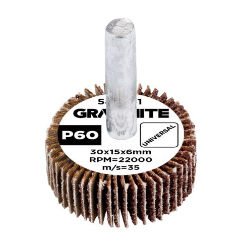 Ściernica listkowa trzpieniowa 30 x 15 x 6 mm, P60 Ściernica listkowa trzpieniowa 30 x 15 x 6 mm, P60