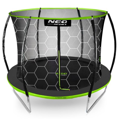 Trampolina ogrodowa profilowana 10ft/312cmz siatką wewnętrzną Neo-Sport Trampolina ogrodowa profilowana 10ft/312cmz siatką wewnętrzną Neo-Sport