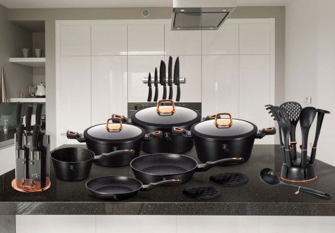 PATELNIA GRANITOWA GRILL 28CM BERLINGER HAUS BLACK ROSE BH-1636-N PATELNIA GRANITOWA GRILL 28CM BERLINGER HAUS BLACK ROSE BH-1636-N