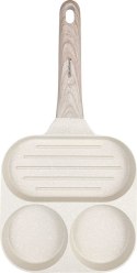 PATELNIA MARMURKOWA 3 W 1 DO JAJEK NALEŚNIKÓW PLACKÓW GRILL KLAUSBERG KB-7818 BEŻOWA PATELNIA MARMURKOWA 3 W 1 DO JAJEK NALEŚNIKÓW PLACKÓW GRILL KLAUSBERG KB-7818 BEŻOWA