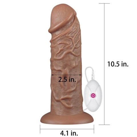 10.5'' Realistic Chubby Vibrating Dildo 10.5'' Realistic Chubby Vibrating Dildo