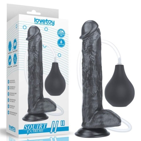 11'' Squirt Extreme Dildo - Black 11'' Squirt Extreme Dildo - Black