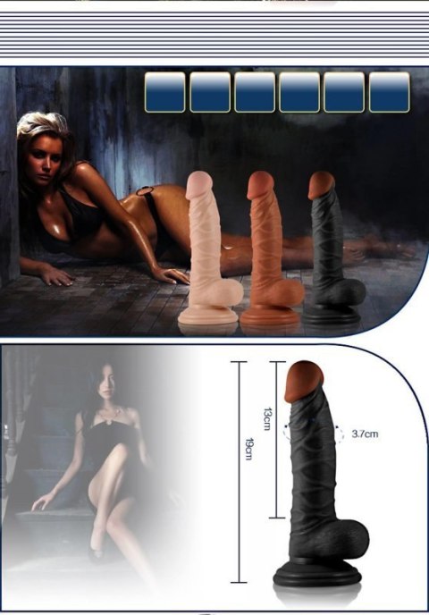 7.5"" Real Extreme Dildo Flesh 7.5"" Real Extreme Dildo Flesh