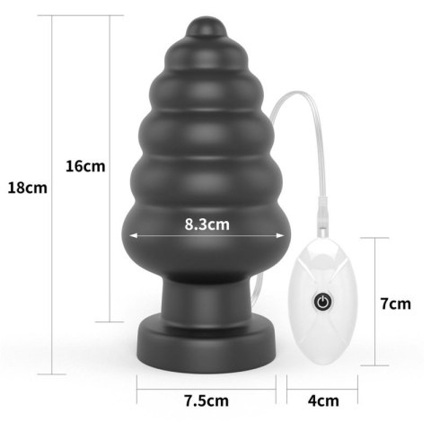 7"" King Sized Vibrating Anal Cracker 7"" King Sized Vibrating Anal Cracker