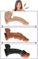 8.5"" Real Extreme Dildo Flesh