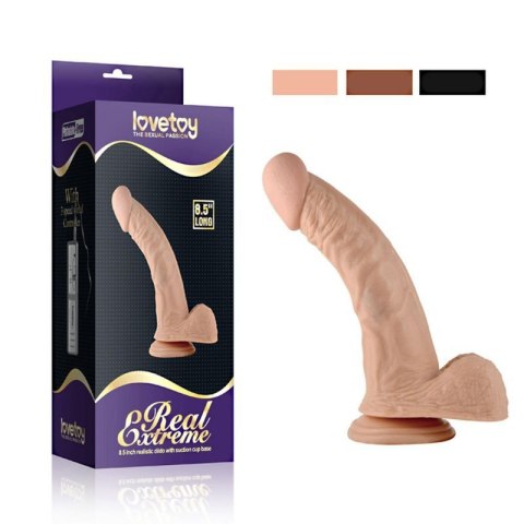 8.5"" Real Extreme Vibrating Dildo Flesh 8.5"" Real Extreme Vibrating Dildo Flesh