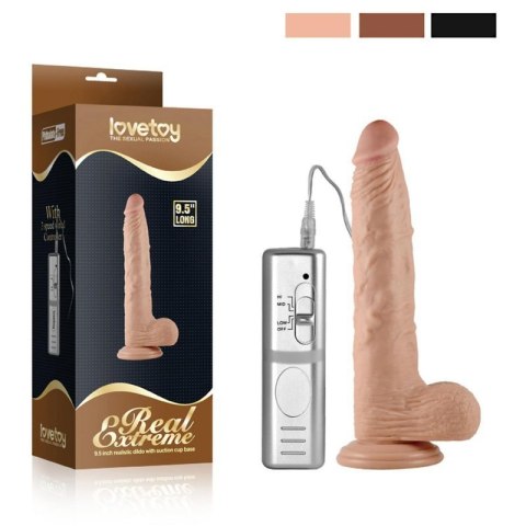 9.5'' Real Extreme Vibrating Dildo Flesh 9.5'' Real Extreme Vibrating Dildo Flesh