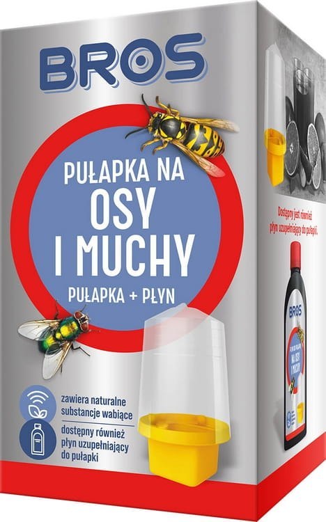 BROS - pułapka z płynem na osy i muchy BROS - pułapka z płynem na osy i muchy
