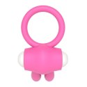 Power Clit Silicone Cockring Pink Power Clit Silicone Cockring Pink