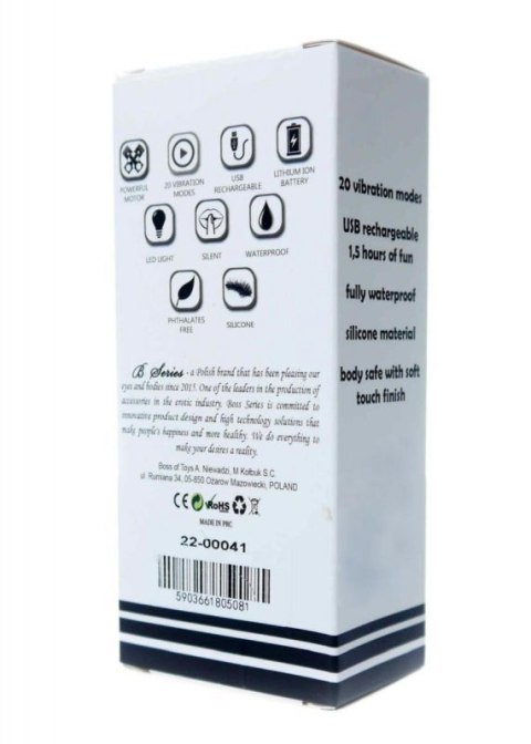 Stymulator-Rechargeable Mini Masager USB 20 Functions - Purple Stymulator-Rechargeable Mini Masager USB 20 Functions - Purple