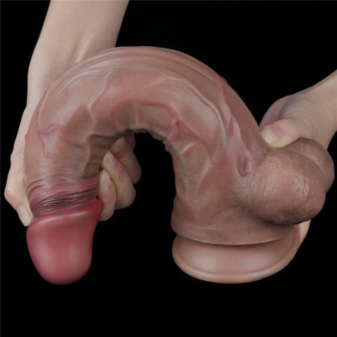 11.5'' Dual Layered Platinum Silicone Cock 11.5'' Dual Layered Platinum Silicone Cock