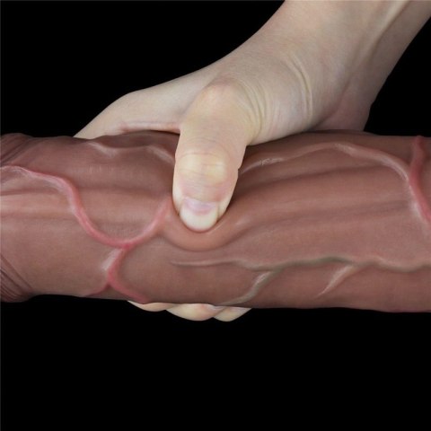 11.5'' Dual Layered Platinum Silicone Cock 11.5'' Dual Layered Platinum Silicone Cock