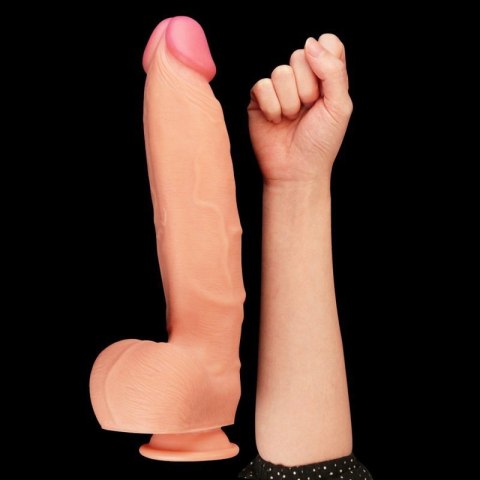 12"" Dual Layered Platinum Silicone Cock 12"" Dual Layered Platinum Silicone Cock