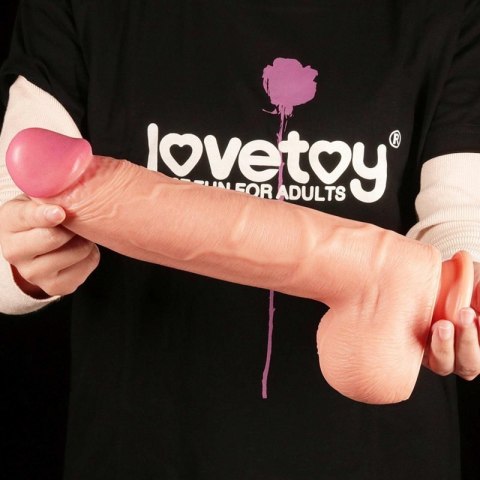 12"" Dual Layered Platinum Silicone Cock 12"" Dual Layered Platinum Silicone Cock
