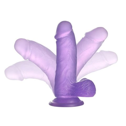 6"" Jelly Studs Crystal Dildo Small Purple 6"" Jelly Studs Crystal Dildo Small Purple