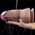 7.0&#039;&#039; Dual Layered Platinum Silicone Cock